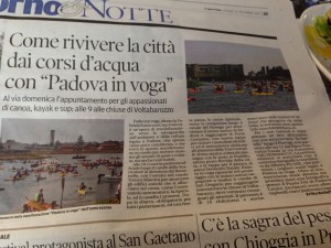 Articolo ErikaBollettin sul MattinoDiPadova su Concorso Fotografico & Video Padova in Voga by Alberto Still a
