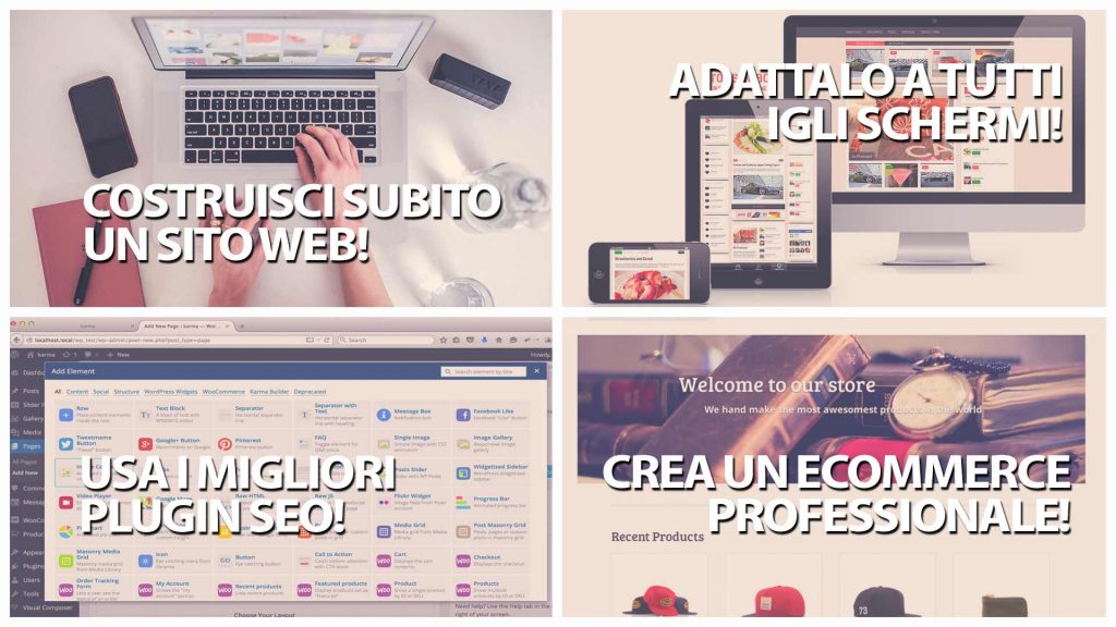 corsi web design CREARE SITO WEB PROFESSIONALE PADOVA Milano Roma Corso WordPress_Come creare un sito web