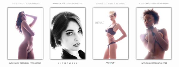 Workshop di fotografia e illuminotecnica LiGHTWALL™ by Alberto Still Fotografo Professionista